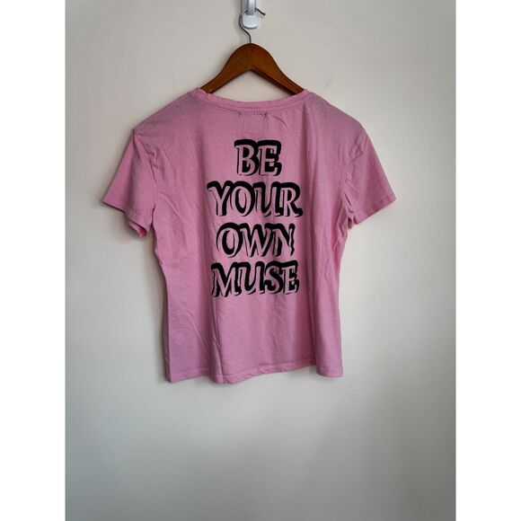 Set of 2 Pink Women Empowerment Graphic T-Shirts Small - Picture 5 of 5